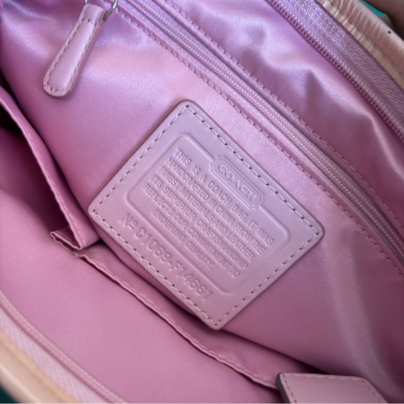 Y2K Coach Mini Leah Tote - Picture 6 of 8